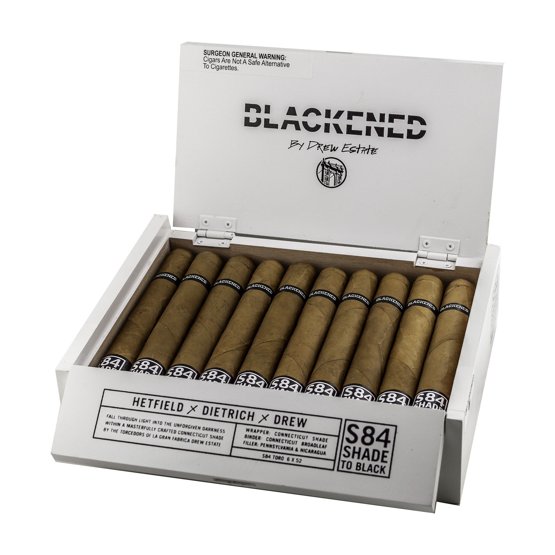 Blackened S84 Toro Cigar - Box